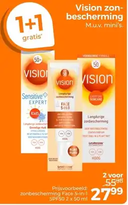 Trekpleister Vision zonbescherming aanbieding
