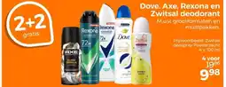 Trekpleister Dove, Axe, Rexona en Zwitsal deodorant aanbieding