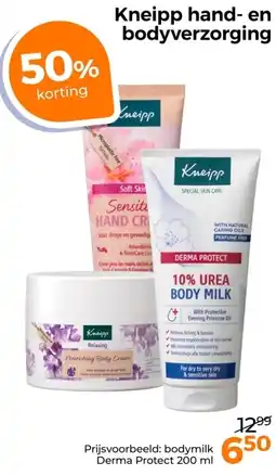 Trekpleister Kneipp hand en bodyverzorging aanbieding