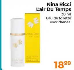 Trekpleister Nina Ricci L'air Du Temps aanbieding