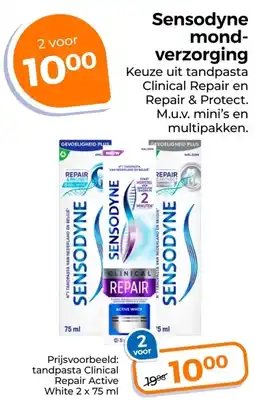 Trekpleister Sensodyne mondverzorging aanbieding