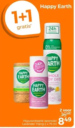 Trekpleister Happy Earth aanbieding