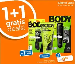 Trekpleister Gillette Labs aanbieding