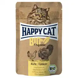 Zooplus 6x85g Kip/Kalkoen Happy Cat Bio Kattenvoer aanbieding