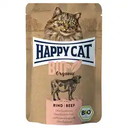 Zooplus 6x85g Rund Happy Cat Bio Kattenvoer aanbieding