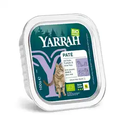 Zooplus Voordeelpak Yarrah Bio 48 x 100 g - Pâté: Bio-Kip & Bio-Kalkoen met Bio-Aloe Vera aanbieding
