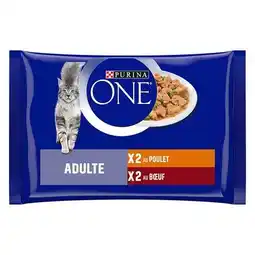 Zooplus 12x 85g Purina One Adult Kip en Rund nat kattenvoer aanbieding