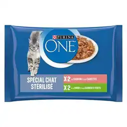 Zooplus 12x 85g Purina One Sterilcat zalm en kalkoen nat kattenvoer aanbieding