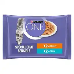 Zooplus 12x 85g Purina One Sterilcat Sensitive Kip en Tonijn nat kattenvoer aanbieding