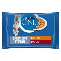 Zooplus 12x 85g Purina One Sterilcat Kip en Rund nat kattenvoer aanbieding