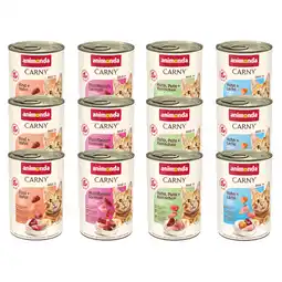 Zooplus animonda Carny Adult Voordeelpakket 12 x 400 g Kattenvoer - Gourmet selectie (4 varianten) aanbieding