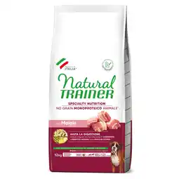 Zooplus Natural Trainer No Grain Adult Medium & Maxi met varken - Dubbelpak: 2 x 12 kg aanbieding
