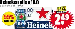 Dirk Heineken 0.0 aanbieding