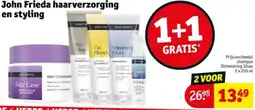 Kruidvat John Frieda haarverzorging en styling aanbieding