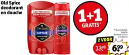 Kruidvat Old Spice deodorant en douche aanbieding