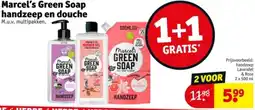 Kruidvat Marcel's Green Soap handzeep en douche aanbieding