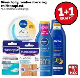 Kruidvat Nivea body, zonbescherming en Hansaplast aanbieding