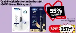 Kruidvat Oral-B elektrische tandenborstel i06 White en i0 Magnetic aanbieding