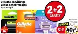 Kruidvat Gillette en Gillette Venus scheermesjes aanbieding