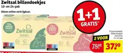 Kruidvat Zwitsal billendoekjes aanbieding