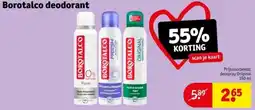 Kruidvat Borotalco deodorant aanbieding