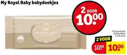 Kruidvat My Royal Baby babydoekjes aanbieding