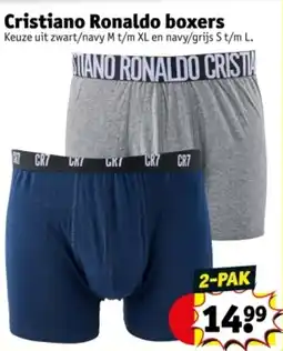 Kruidvat Cristiano Ronaldo boxers aanbieding