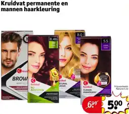 Kruidvat Kruidvat permanente en mannen haarkleuring aanbieding