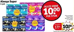 Kruidvat Always Super aanbieding
