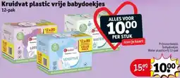 Kruidvat Kruidvat plastic vrije babydoekjes aanbieding