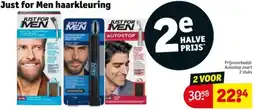 Kruidvat Just for Men haarkleuring aanbieding