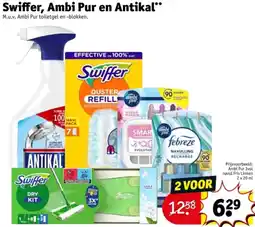 Kruidvat Swiffer, Ambi Pur en Antikal aanbieding