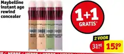 Kruidvat Maybelline instant age rewind concealer aanbieding