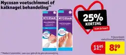 Kruidvat Mycosan voetschimmel of kalknagel behandeling aanbieding