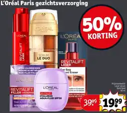 Kruidvat L'Oréal Paris gezichtsverzorging aanbieding