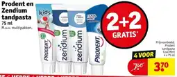 Kruidvat Prodent en Zendium tandpasta aanbieding