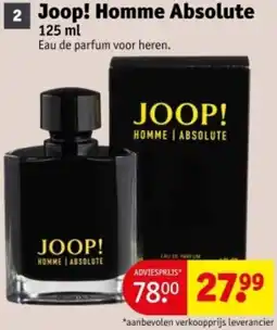 Kruidvat Joop! Homme Absolute aanbieding