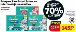 Kruidvat Pampers Paw Patrol luiers en luierbroekjes maandbox aanbieding