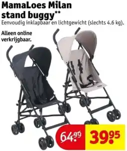 Kruidvat MamaLoes Milan stand buggy aanbieding