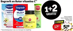 Kruidvat Dagravit en Roter vitamine C aanbieding
