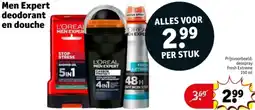 Kruidvat Men Expert deodorant en douche aanbieding