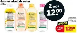 Kruidvat Garnier micellair water aanbieding