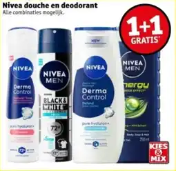 Kruidvat Nivea douche en deodorant aanbieding