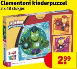Kruidvat Clementoni kinderpuzzel aanbieding
