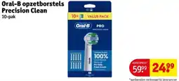 Kruidvat Oral-B opzetborstels Precision Clean aanbieding
