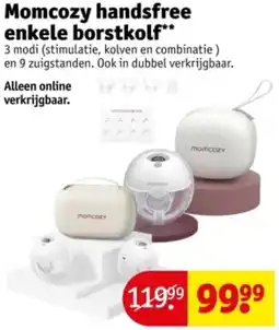 Kruidvat Momcozy handsfree enkele borstkolf aanbieding