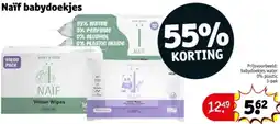 Kruidvat Naïf babydoekjes aanbieding