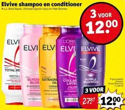 Kruidvat Elvive shampoo en conditioner aanbieding