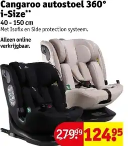 Kruidvat Cangaroo autostoel 360° i-Size aanbieding