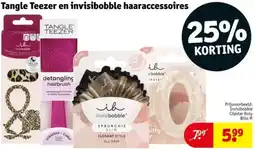 Kruidvat Tangle Teezer en invisibobble haaraccessoires aanbieding